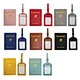 pu passport holder bag travel passport holder luggage tag set